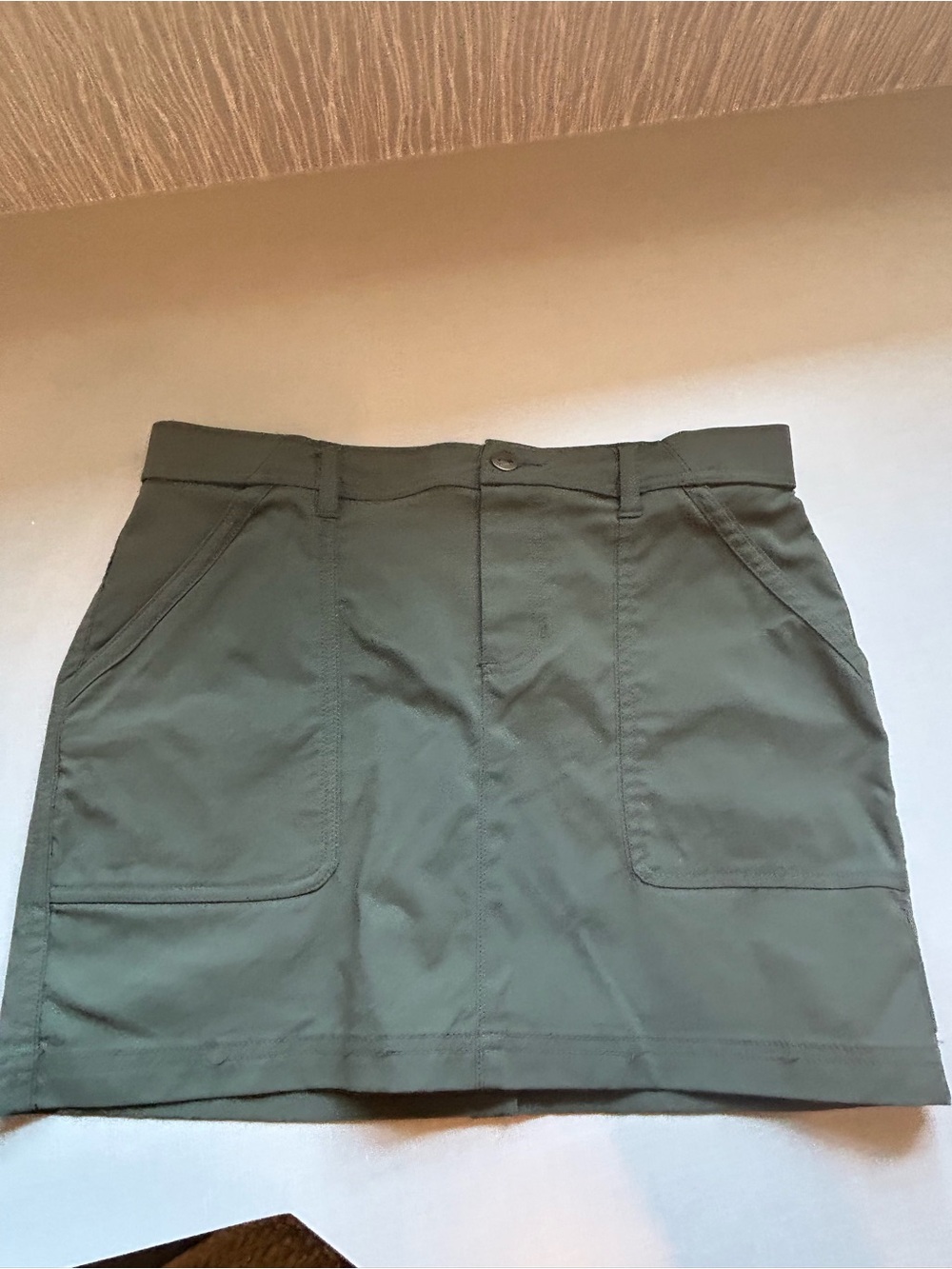 Toad&Co Olive Green Utility Skort